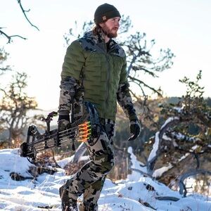 KUIU Men's Olive and Camo Puffer Jacket